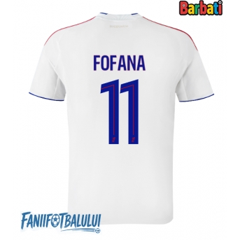 Olympique Lyonnais Malick Fofana #11 Tricou Fotbal Replică 2025-26 Barbati Acasa